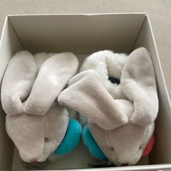 Doudou et Champagnie bunny slippers NWT - Picture 3 of 4